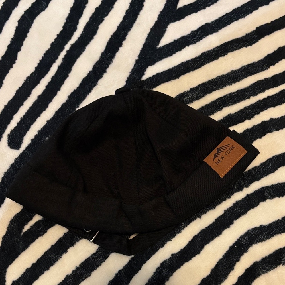 Vintage Beanie Hat Black